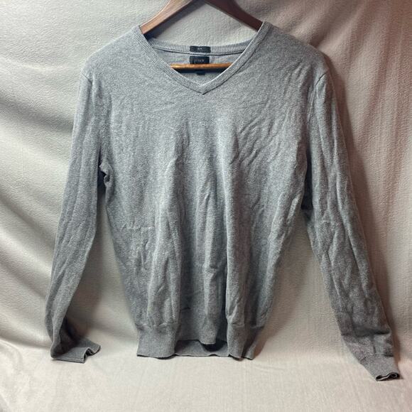 J. Crew Sweaters - J. Crew the slim one gray cashmere blend sweater size small